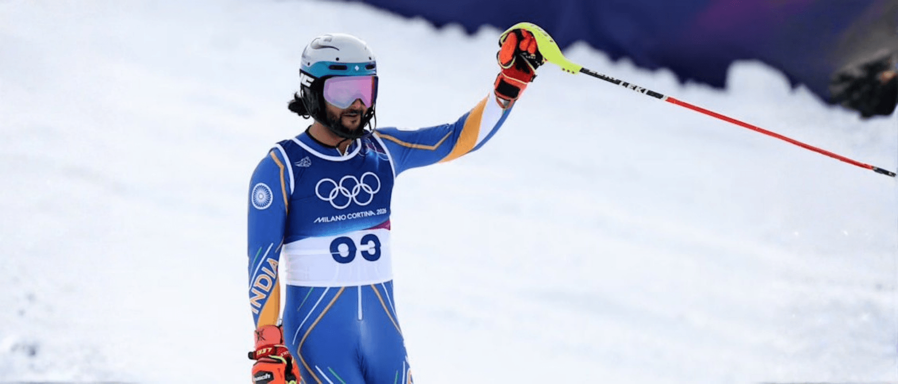 Arif Mohammad Khan 39th in Men’s Slalom at Milano Cortina 2026 | Historic Winter Olympics Result