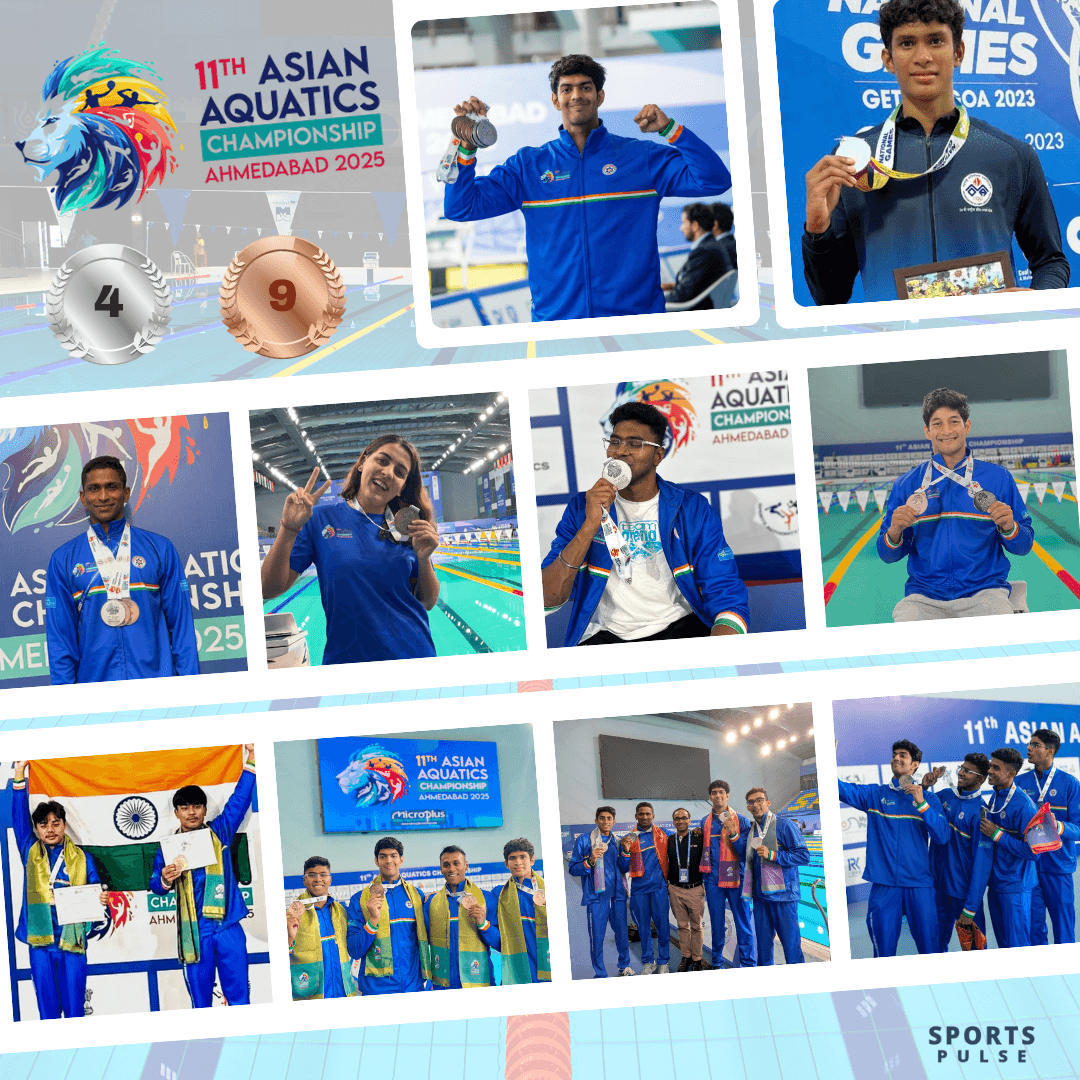 India's Historic Splash: Record 13 Medals at Asian Aquatics Championship 2025 in Ahmedabad