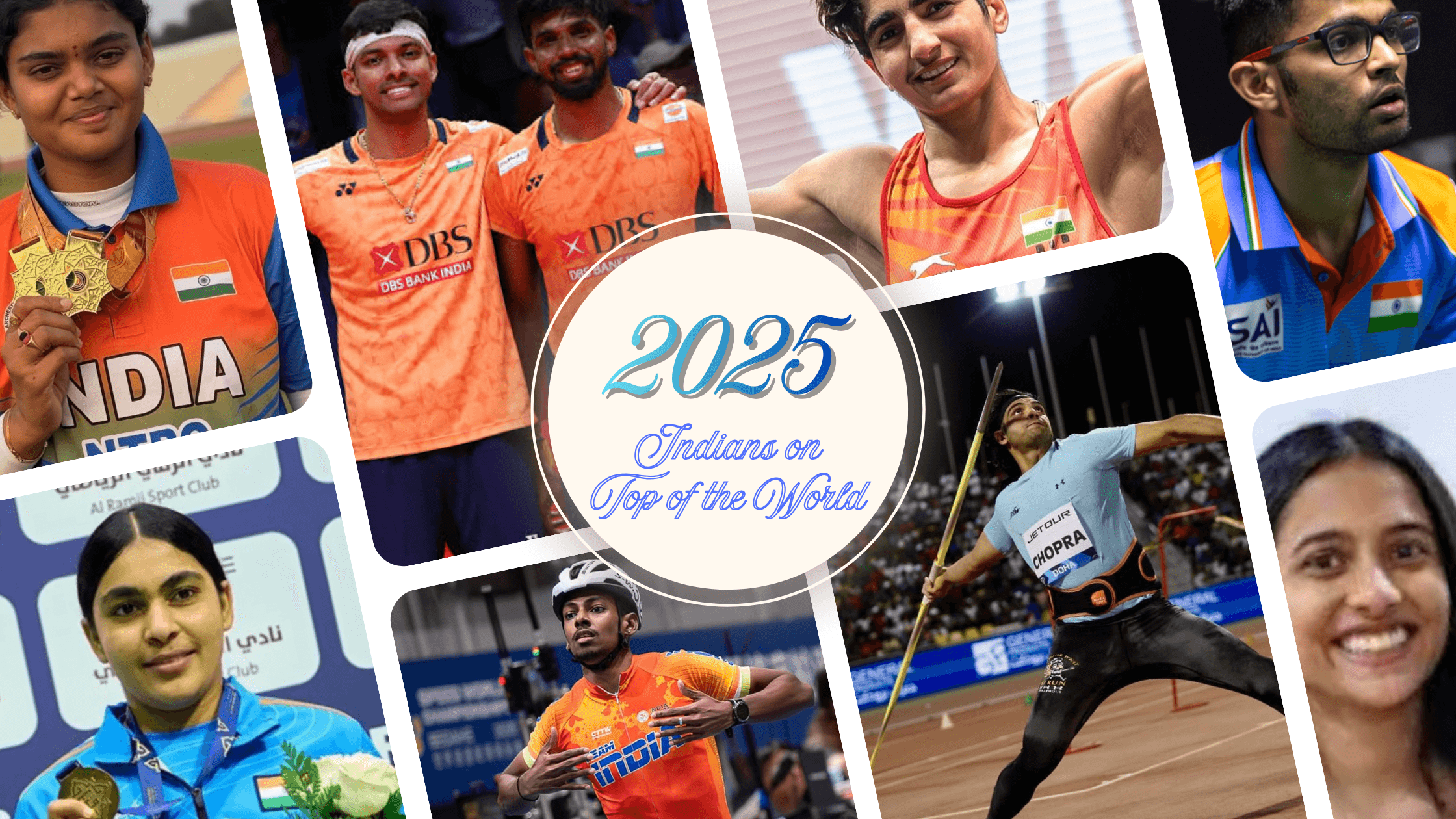 Indian Athletes’ Historic Individual Achievements in 2025 | World Championships & World Cup Finals