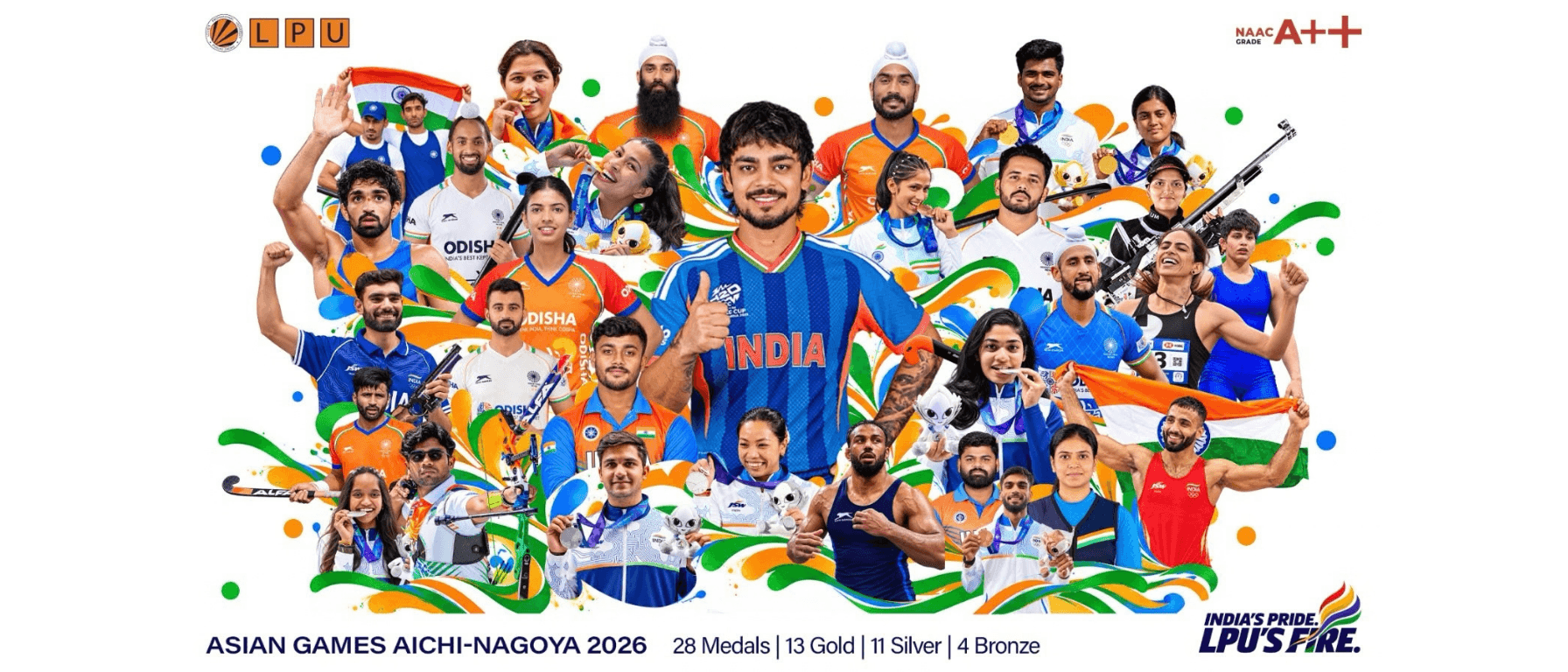 LPU Athletes at Asian Games 2026: 28 Medals Including 13 Gold