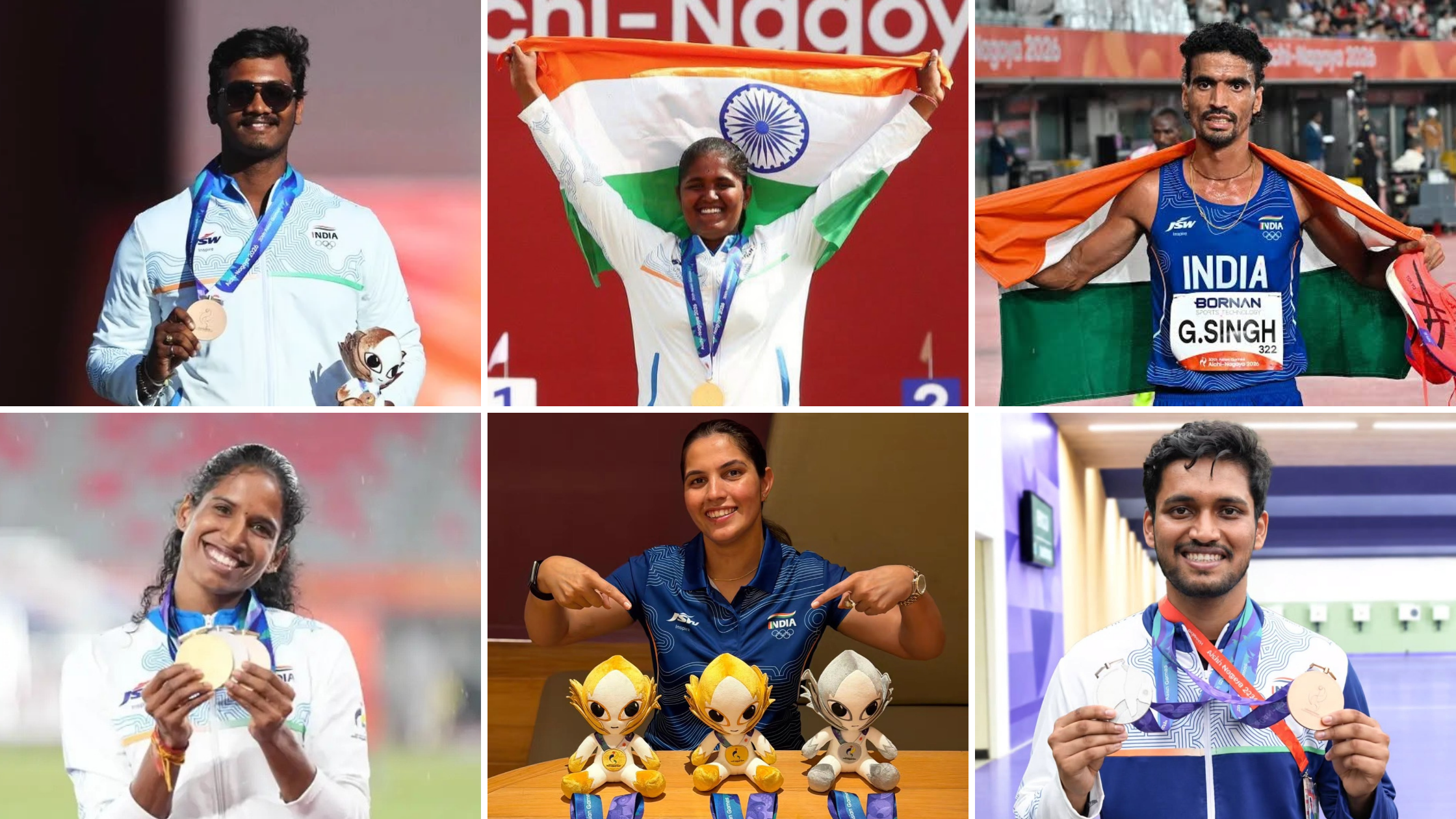 Asian Games 2026: Indian Athletes Who Won Multiple Medals