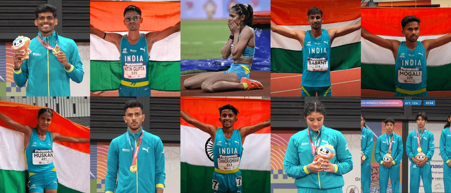 Asian U20 Athletics Championships 2026: India Secures Second Overall with 19-Medal Haul