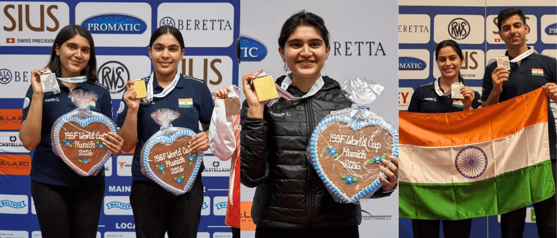 ISSF World Cup Munich 2026: Esha Singh Breaks World Record, India Finishes 2nd