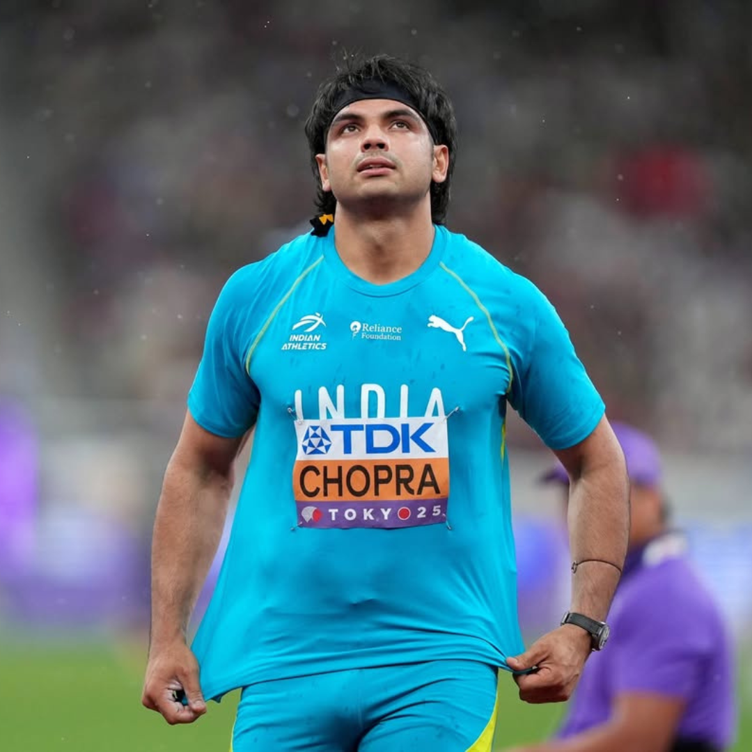 Neeraj Chopra after his disappointing 8th place finish